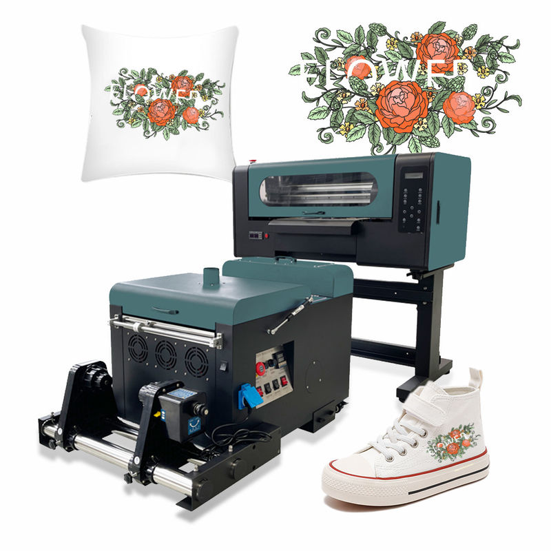 Impressora digital DTF de tamanho A3 Equipamento de impressão de camisetas com duas cabeças de impressão Epson XP600