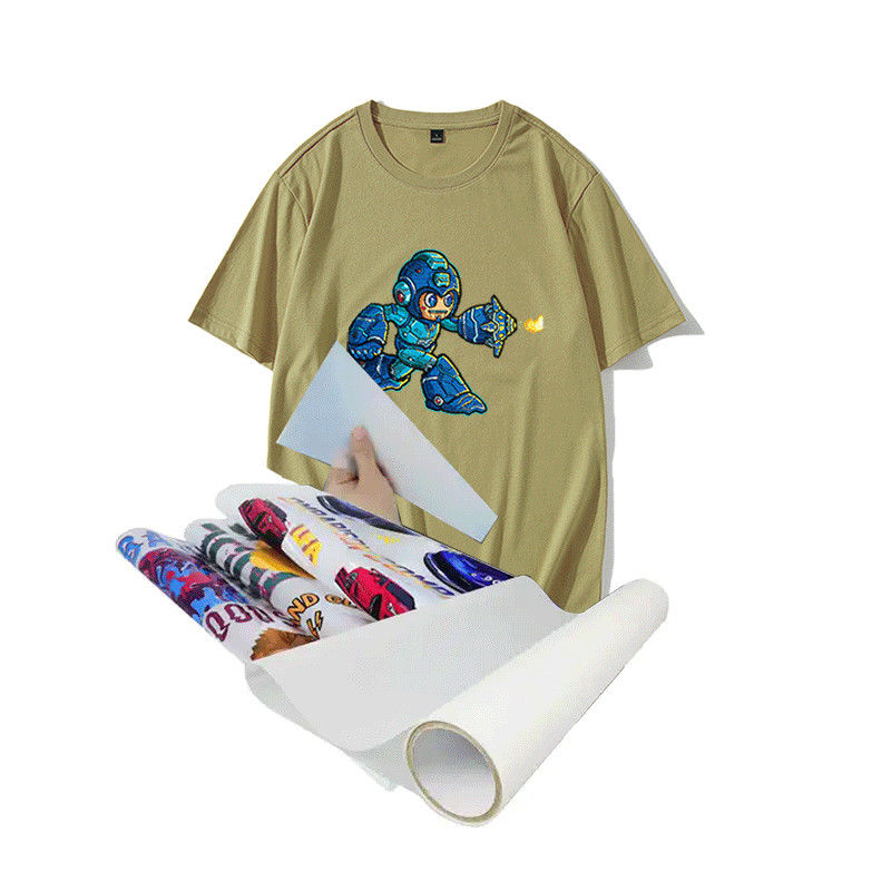 100m comprimento DTF papel de tinta A4 filme de dupla face DTF impressora Pet filme frio
