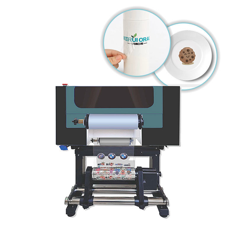 Impressora DTF UV de laminação automática 2 cabeças XP600 I3200 A3 T Shirt Impressora DTF AB