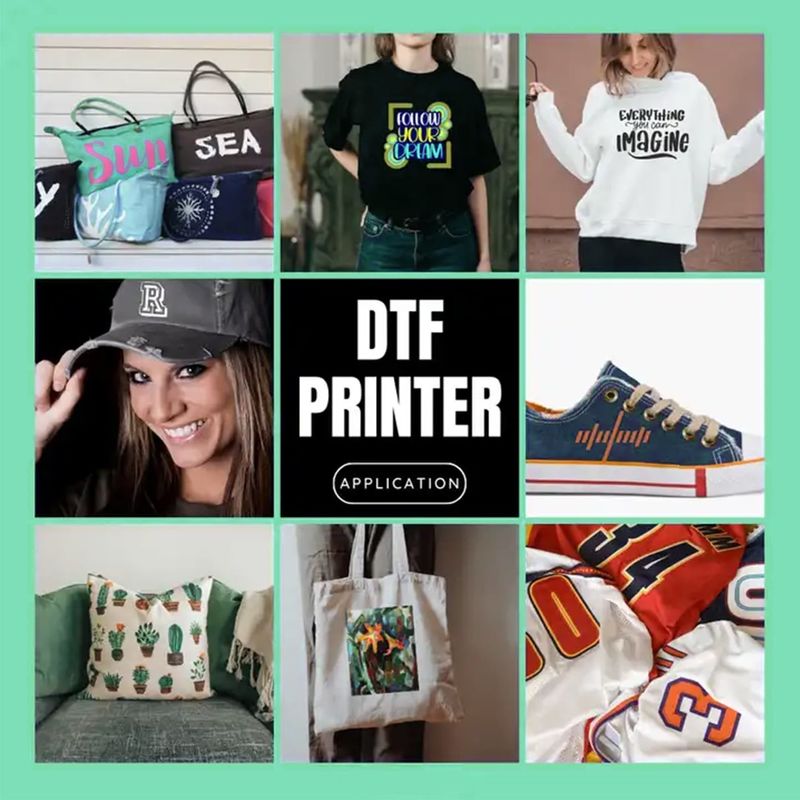 Impressora de T-shirts DTF com máquina de pulverizar para cabeça de reboque