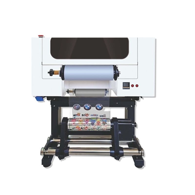 Impressora UV DTF de tamanho A3 para rolo de etiquetas e adesivos Impressora a jato de tinta em qualquer objeto