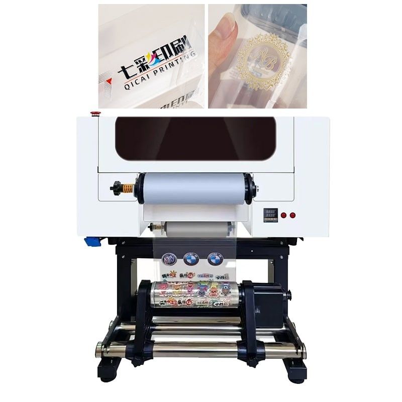 Impressora DTF UV de rolo a rolo com cabeça XP600 Impressora DTF UV de 30 cm Máquina de impressão de camisetas