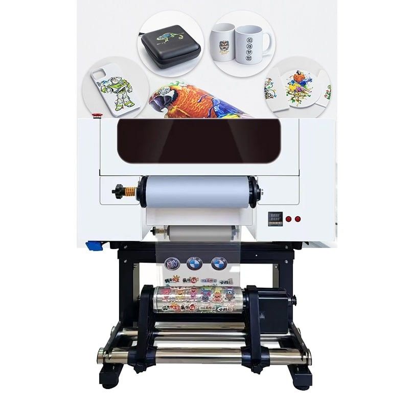 AB Solução de Impressão de Película Impressora DTF UV em Pequena Impressão de Adesivos