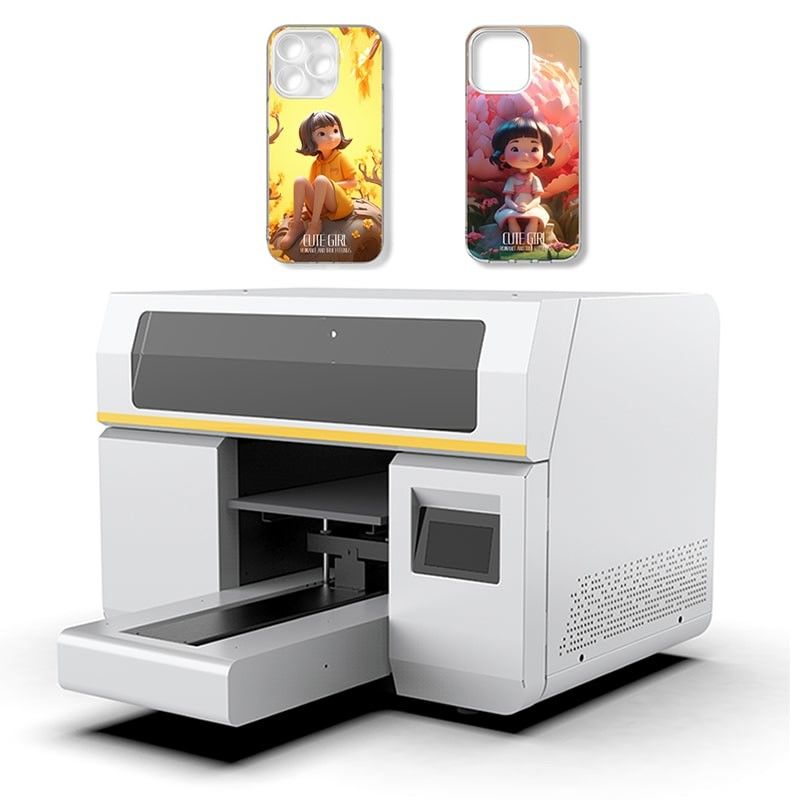 3D Desktop 300mm Botalha Cama Flata Impressora UV Case Impressora de telefone para uso doméstico