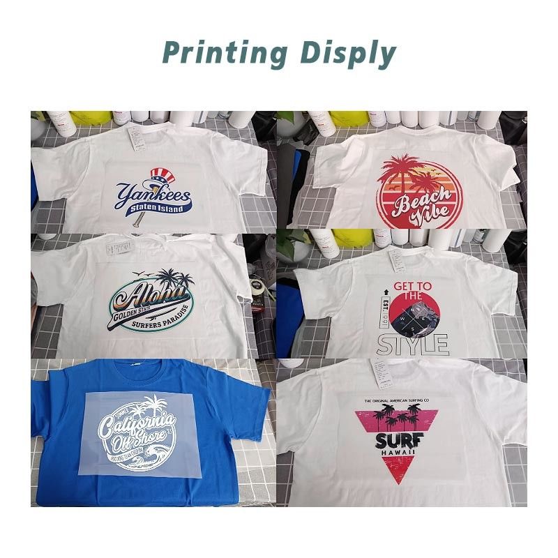 Impressora digital DTF de 24 polegadas Impressora de filmes para animais de estimação Impressora de camisetas tudo em um