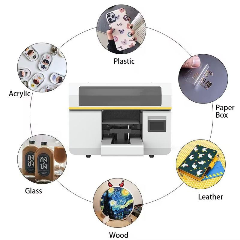 Impressora UV A3 / Impressora UV digital A3 Tamanho Pode Imprimir 3 Tipos