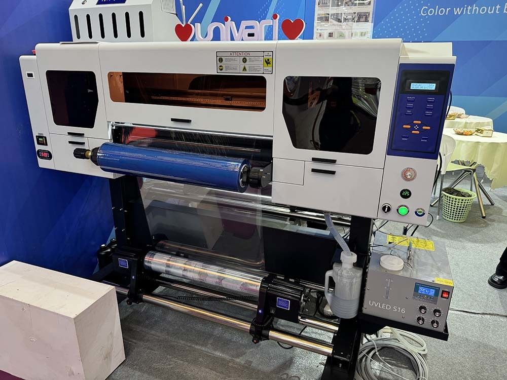 A2 A3 Digital 60cm DTF Sticker Impressora UV Impressora de vidro de metal com cabeça 13200 U1