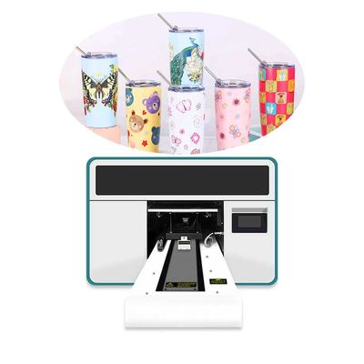 Mini impressora híbrida UV Máquina de impressão acrílica A3 UV Cores CMYKWV padrão