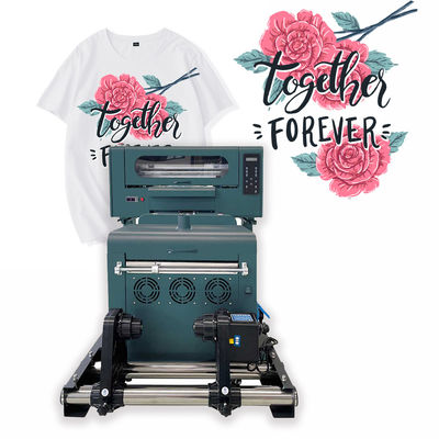 Impressora DTF de 30 cm T-shirt de tecido com filme PET Impressora DTF de 30 cm T-shirt de tecido A3 Impressora DTF com máquina de agitar pó