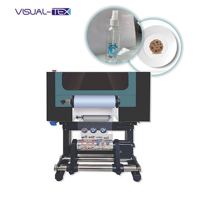 Máquina de impressão UV de 30 cm AB Film Botella Mug Phonecase Metal Label Sticker Printer