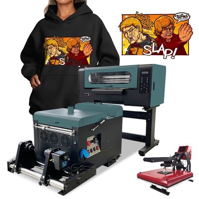 Impressora digital DTF de 24 polegadas Impressora de filmes para animais de estimação Impressora de camisetas tudo em um