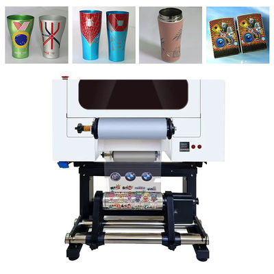 Impressora DTF UV A3 30cm AB Film I3200 Cabeças All In One Roll To Roll Impressora DTF UV com máquina de impressão laminadora