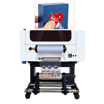 Impressora DTF UV de tamanho A3 30cm 60cm Impressora DTF UV Film AB para impressão de adesivos de etiquetas de cristal