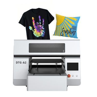 DTG Direct to Garment Printer Equipamento têxtil livre de UV de secagem rápida